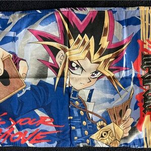 Vintage 1996 Yu-Gi-Oh! Pillowcase Kazuki Takahashi Anime Print All over print